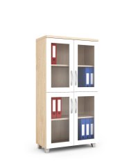 80X40X156 ÇİFT CAM KAPAKLI