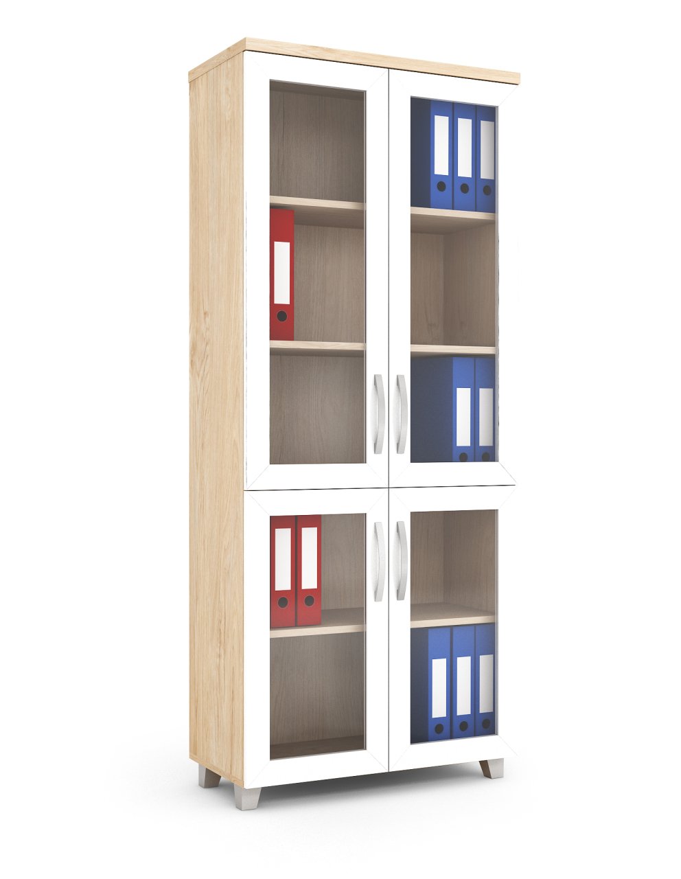 80X40X192 ÇİFT CAM KAPAKLI